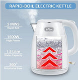 BEAR ELECTRIC KETTLE 1.5L (ZDH-Q15U8) AUTO SHUTS OFF & DRY PROTECTION