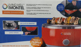 Living Well With Montel MWSG01 Smokeless Indoor Barbeque Grill