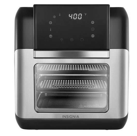 Insignia Air Fryer Oven - 9.46L/10QT - Stainless Steel (Brand New : Open Box)
